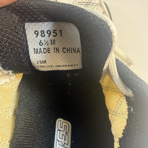 FootJoy FJ Superlites Spikeless Golf Shoes 98951 US 6.5 M Women Mesh White Black - Picture 9 of 10